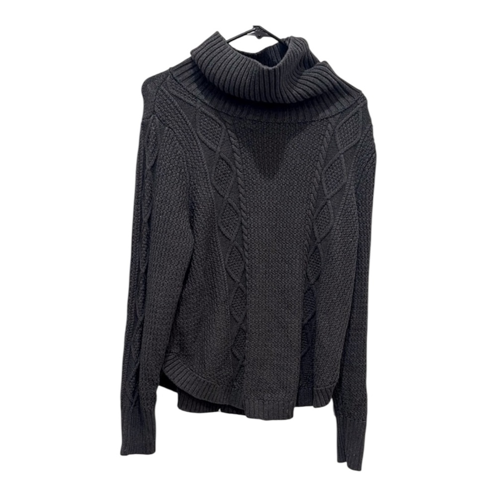 GAP Black Women’s Large Cowl Neck Sweater Classic Knit